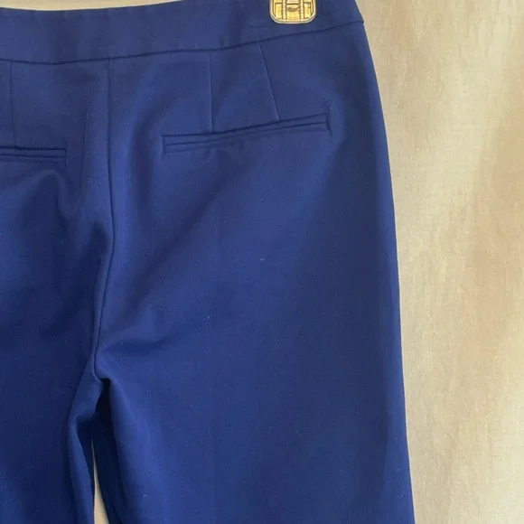 B-202 Chico’s Blue Cropped Pull on Pants Size 2 (Chico’s Size 00) - Picture 11 of 15